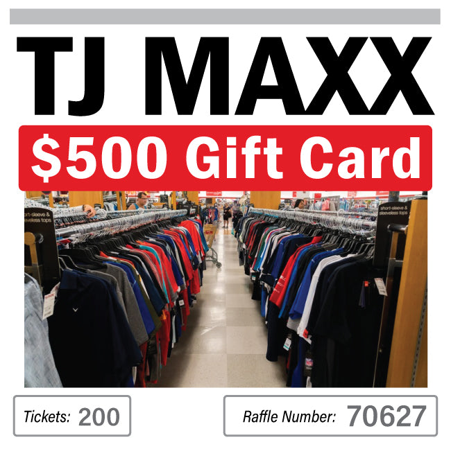 $500 TJ Maxx Gift Card #70627
