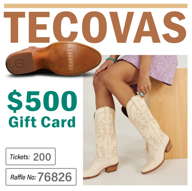 $500 Tecovas Gift Card - #76826