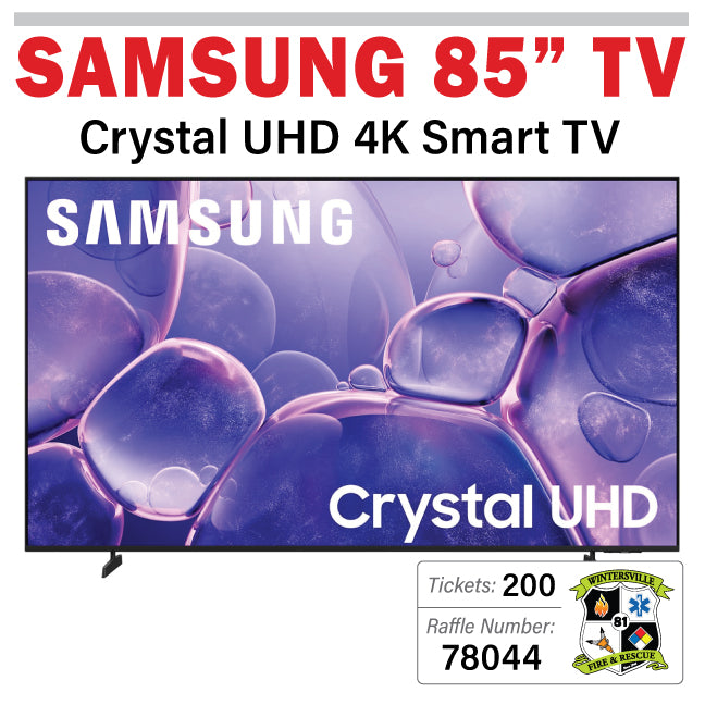 85" Samsung 4K Smart TV - #78044