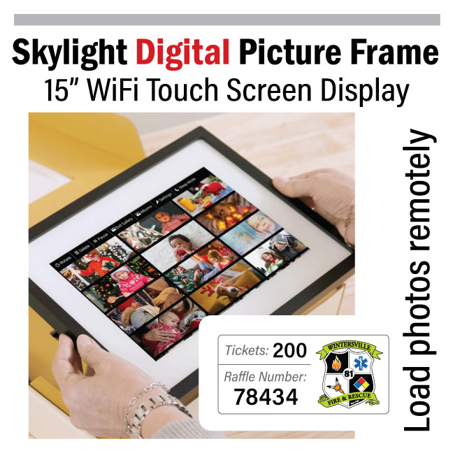 15" Digital WiFi Picture Frame - #78434