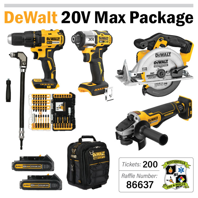 DeWalt 20V Max Cordless Tools package #86637