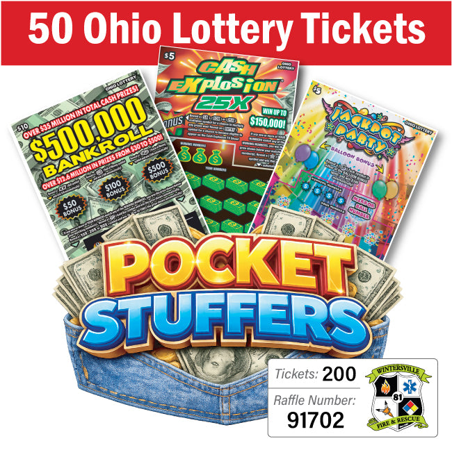 Ohio Lottery Pocket Stuffers 50 tickets - #91702