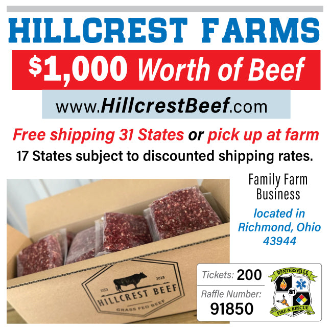 $1000 in Beef HillCrest Farms #91850