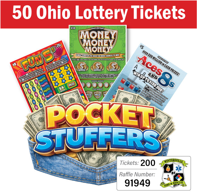 Ohio Lottery Pocket Stuffers 50 tickets - #91949
