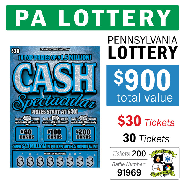 PA Lottery - $30 Game #91969