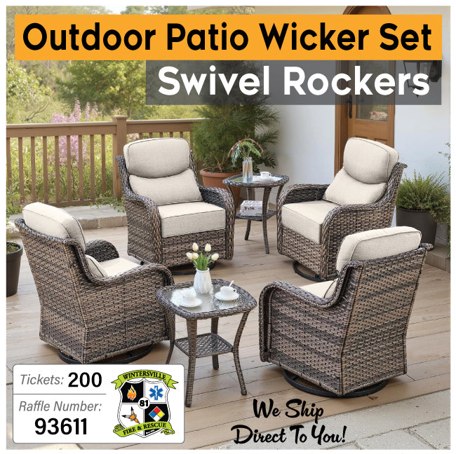 Outdoor 6pc Swivel Rocker Set #93611