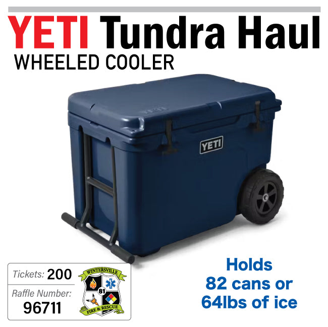 Yeti Tundra Haul Wheeled Hard Cooler #96711