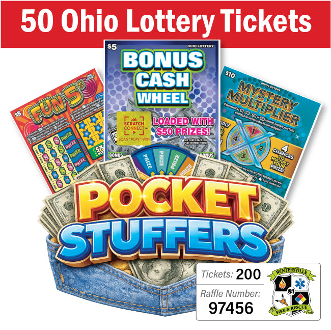 Ohio Lottery Pocket Stuffers 50 tickets - #97456