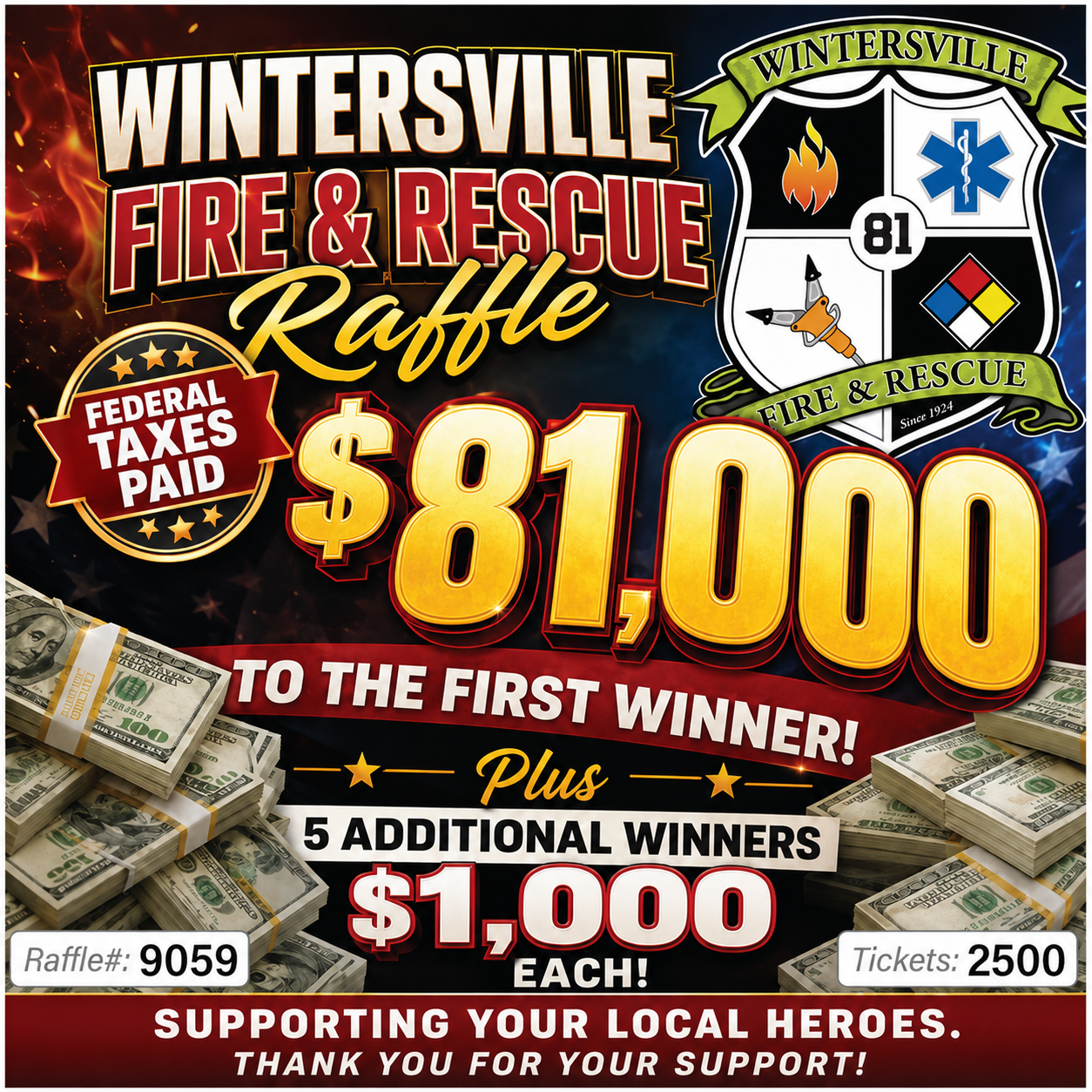 $81,000 in Cash! #9059