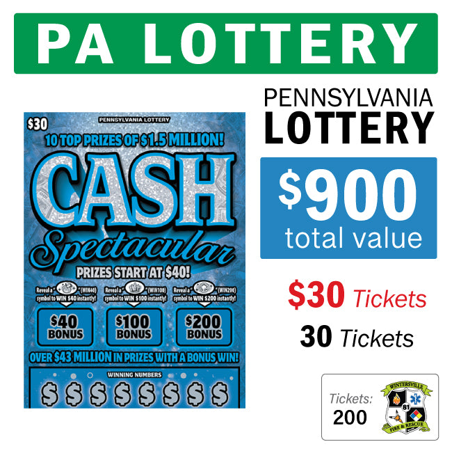 PA Lottery - $30 Game #96659