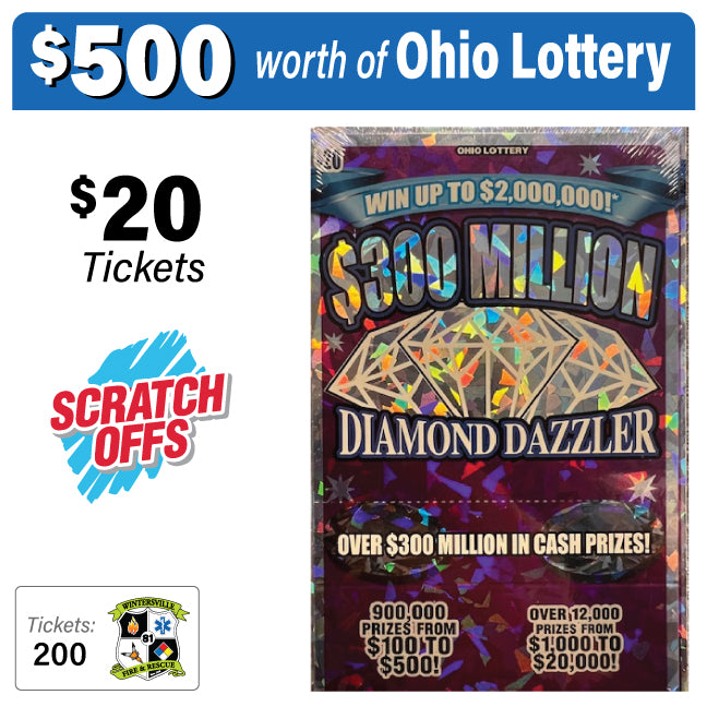 Ohio Lottery $20 Game #86535