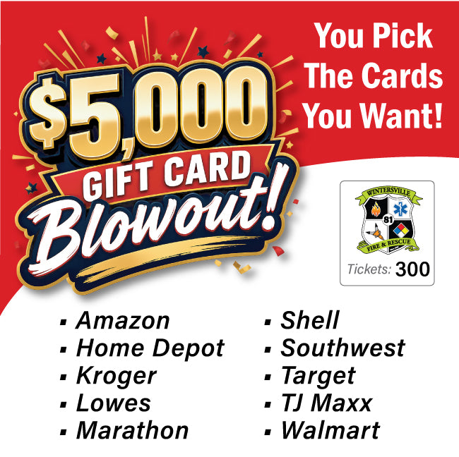 $5000 Gift Card Blowout #07043