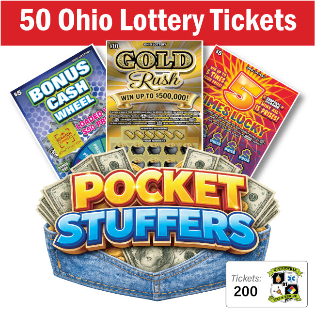 Ohio Lottery Pocket Stuffers 50 tickets - #97307