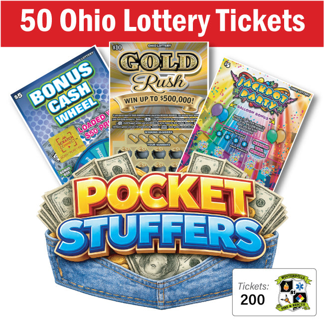 Ohio Lottery Pocket Stuffers 50 tickets - #96860