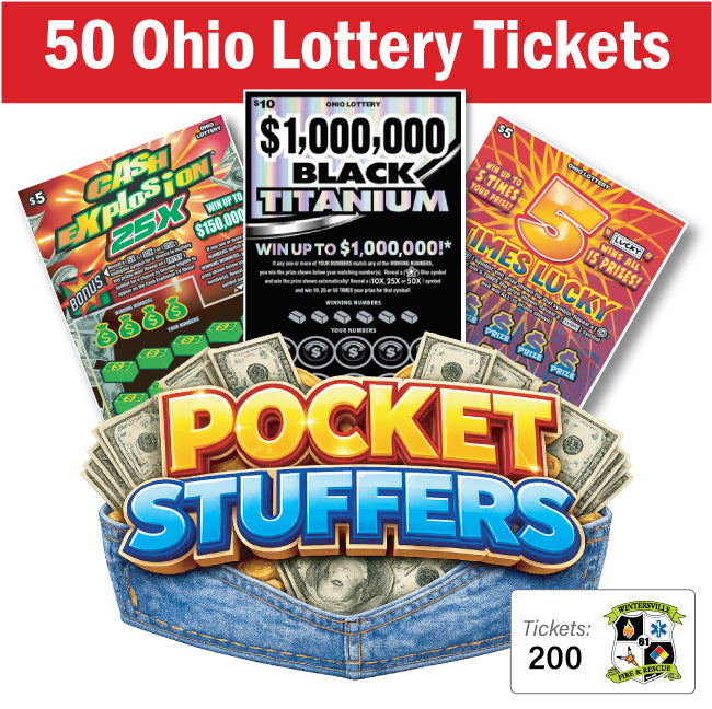 Ohio Lottery Pocket Stuffers 50 tickets - #95158