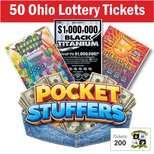 Ohio Lottery Pocket Stuffers 50 tickets - #97600