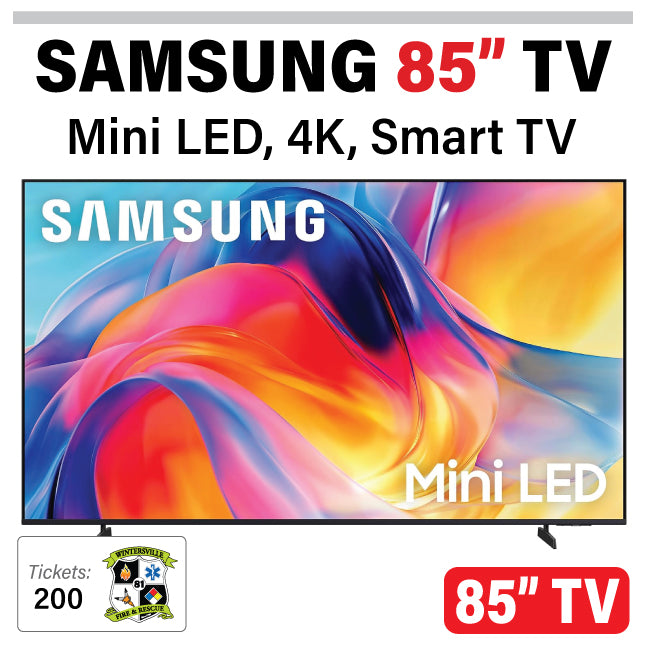 Samsung 85" mini LED 4K smart TV #96657