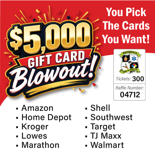 $5000 Gift Card Blowout #04712