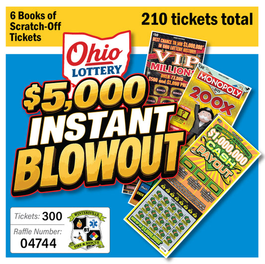 $5000 OH Lottery Instant Blowout #04744