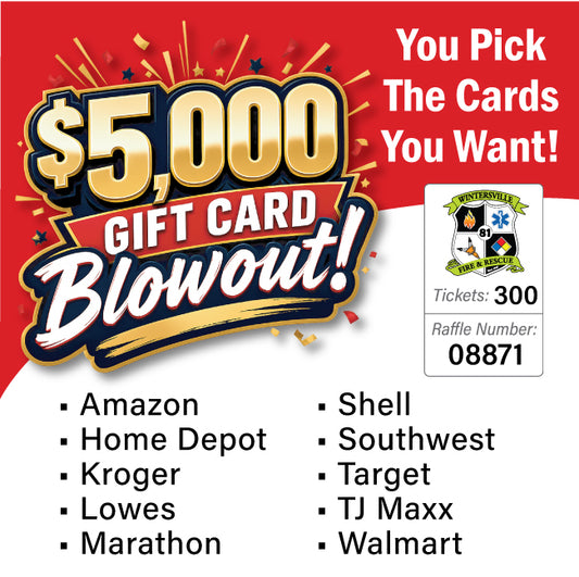 $5000 Gift Card Blowout #08871