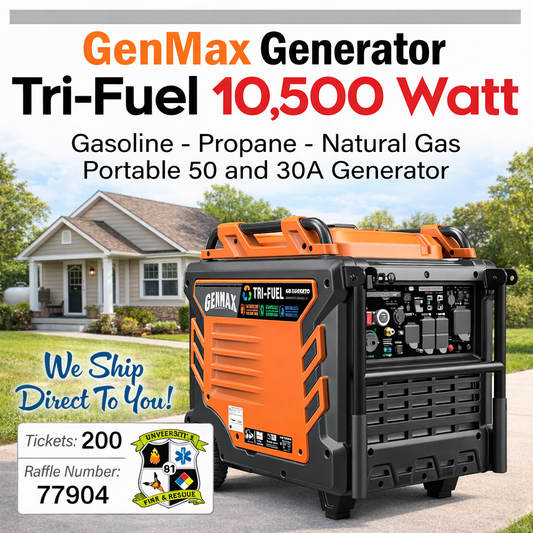 GenMax 10,500 Watt 50 Amp Tri-Fuel Generator #77904