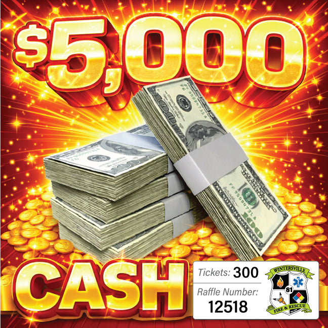 $5000 Cold Hard Cash #12518