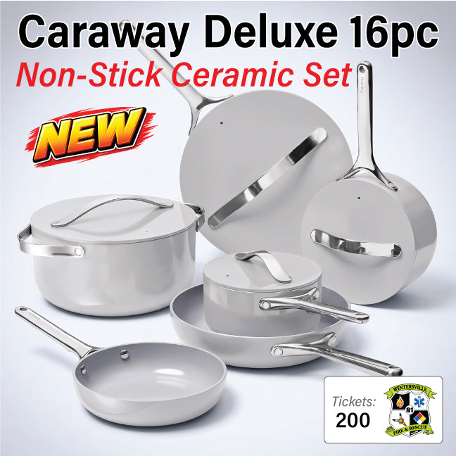 Caraway 16pc Non-stick Ceramic Cookware #97573