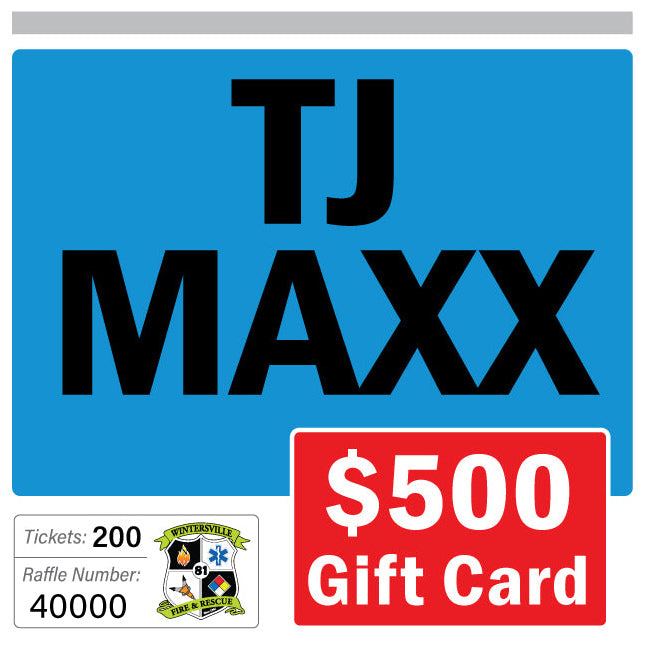 $500 TJ Maxx Gift Card #40000