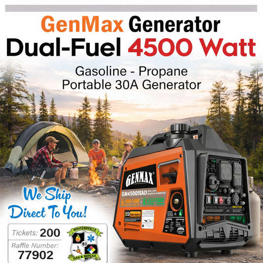 GenMax 4,500 Watt 30 Amp Dual-Fuel Generator #77902