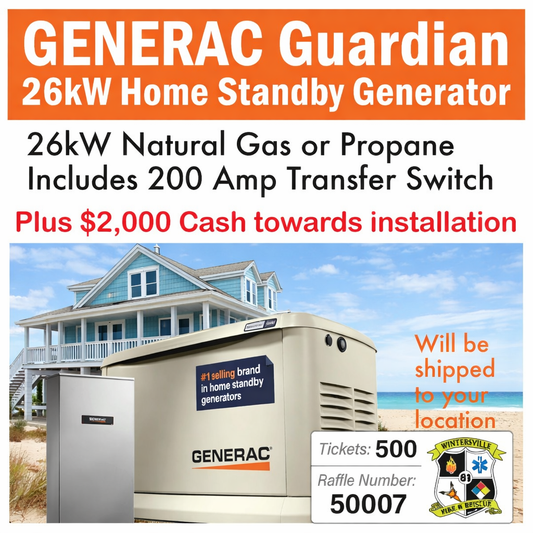 26kW Generac Home Standby Generator w/ Switch #50007