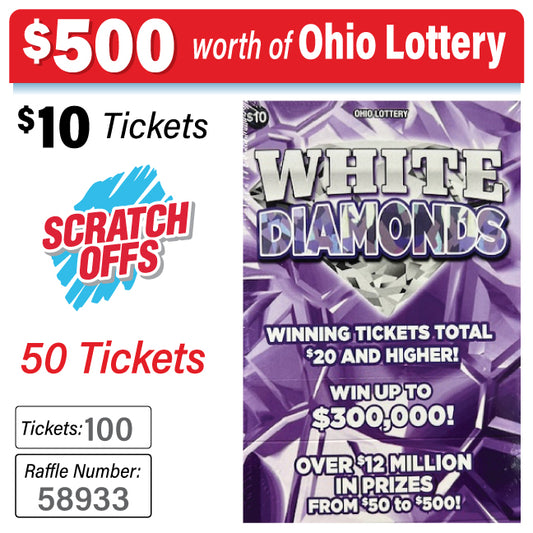 Ohio Lottery $10 Game #58933