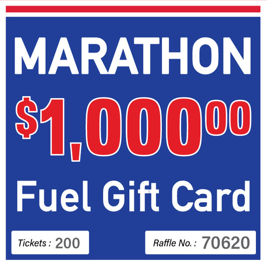 $1000 Marathon Fuel Gift Card #70620