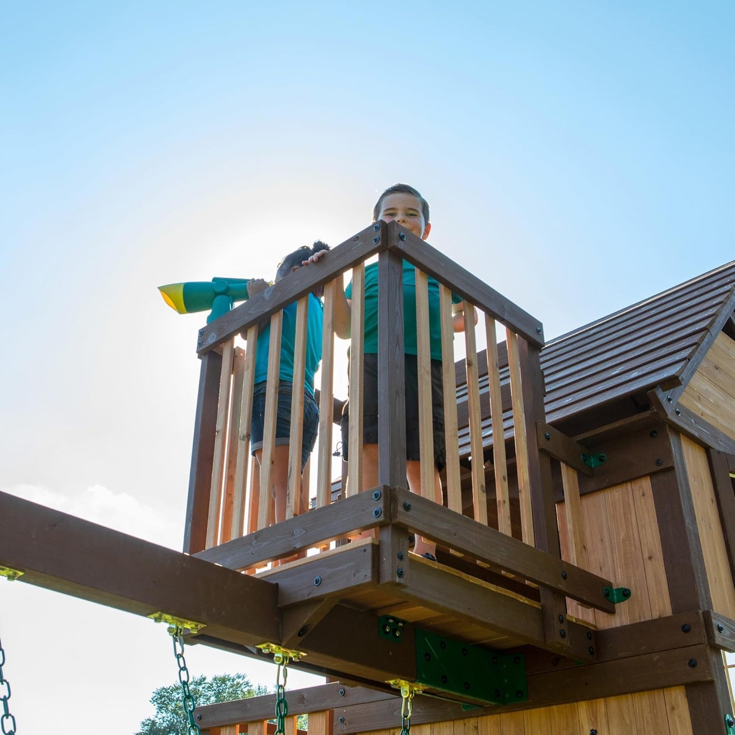 Backyard Skyfort All Cedar Swing Set #86256