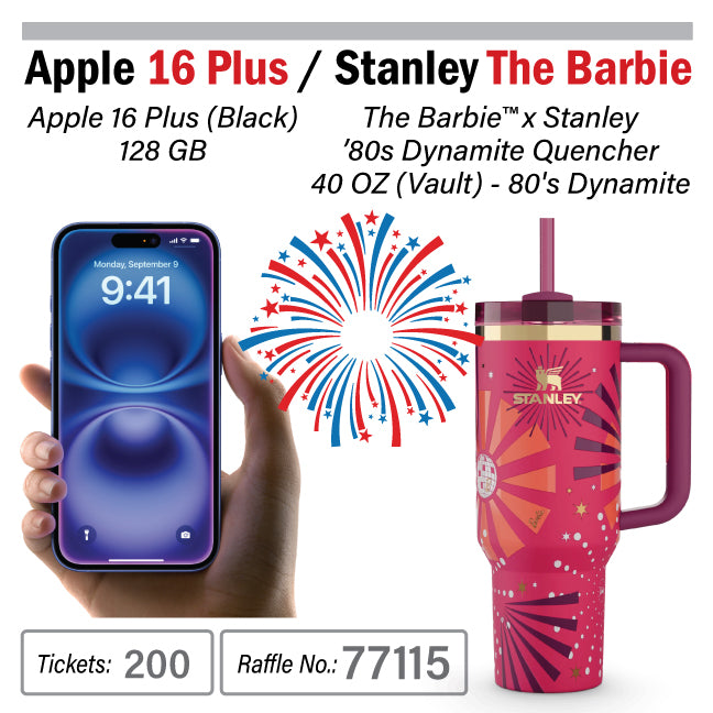 Apple iPhone & "Barbie" Stanley '80s Dynamite Quencher #77115