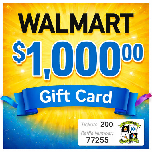 $1000 Walmart Gift Card #77255