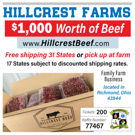 $1000 in Beef HillCrest Farms #77467