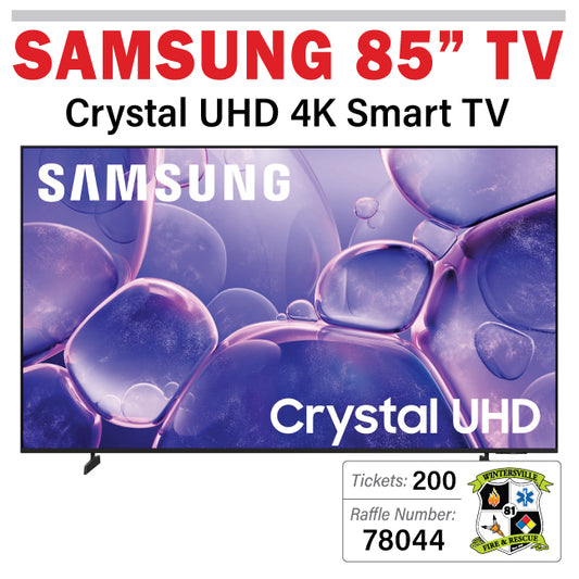 85" Samsung 4K Smart TV - #78044