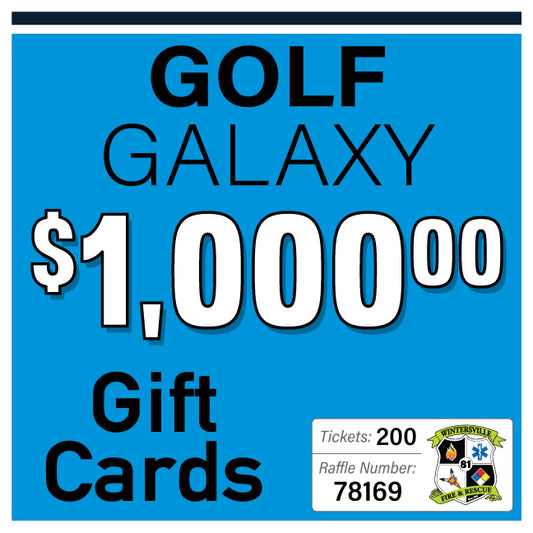 $1000 Golf Galaxy Gift Card #78169