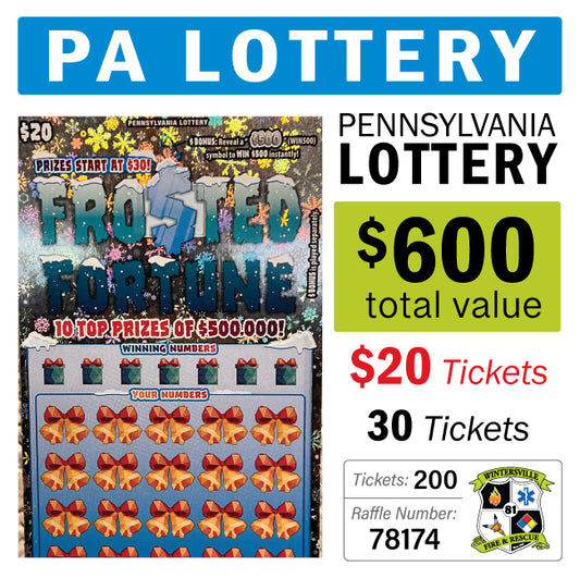 PA Lottery - $20 Game #78174