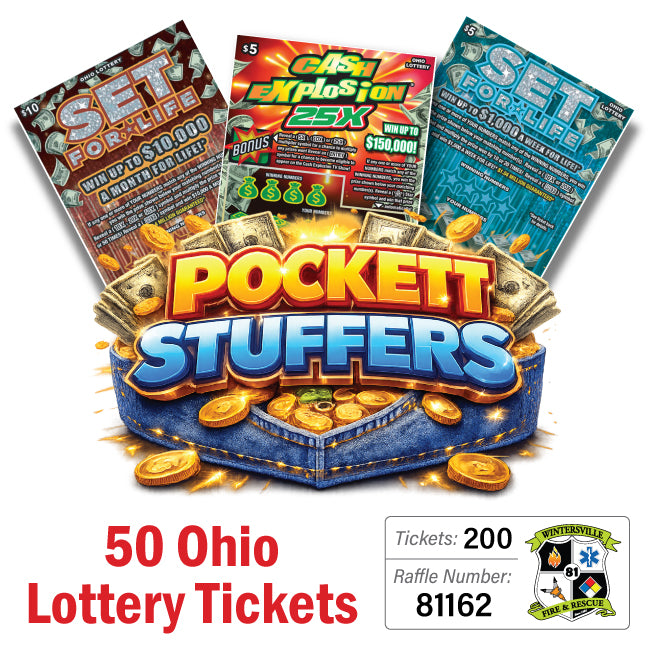 Ohio Lottery Pocket Stuffers 50 tickets - #81162