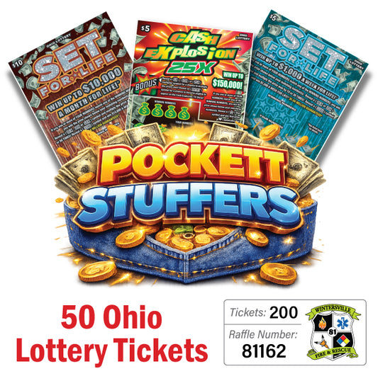 Ohio Lottery Pocket Stuffers 50 tickets - #81162