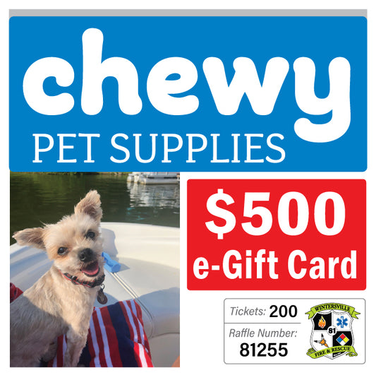 $500 Chewy e-Gift Card #81255
