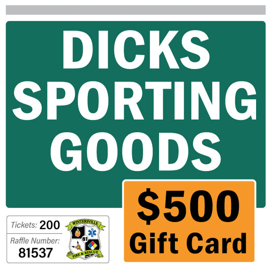 $500 Gift Cards Dick's Sporting Goods #81537