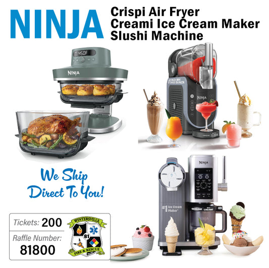 Ninja Air Fryer, Sushi, and Ice Cream Maker #81800