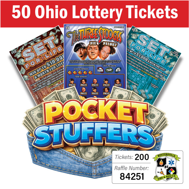Ohio Lottery Pocket Stuffers 50 tickets - #84251