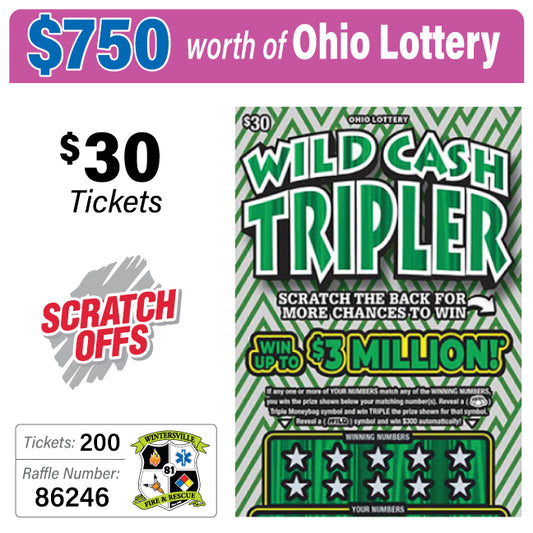 Ohio Lottery $30 Game #86246
