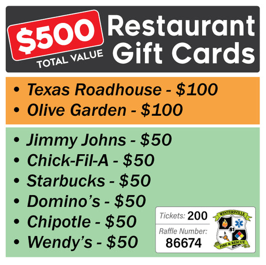 $500 Restaurant Pack #86674