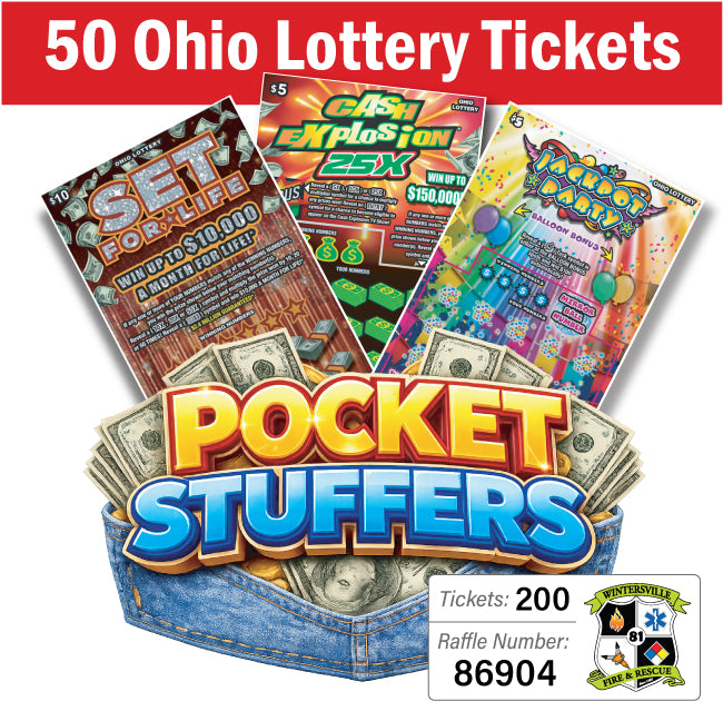 Ohio Lottery Pocket Stuffers 50 tickets - #86904