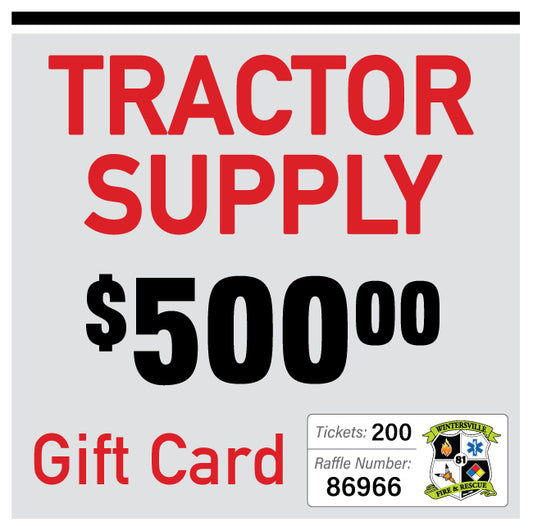 $500 Tractor Supply Gift Card #86966