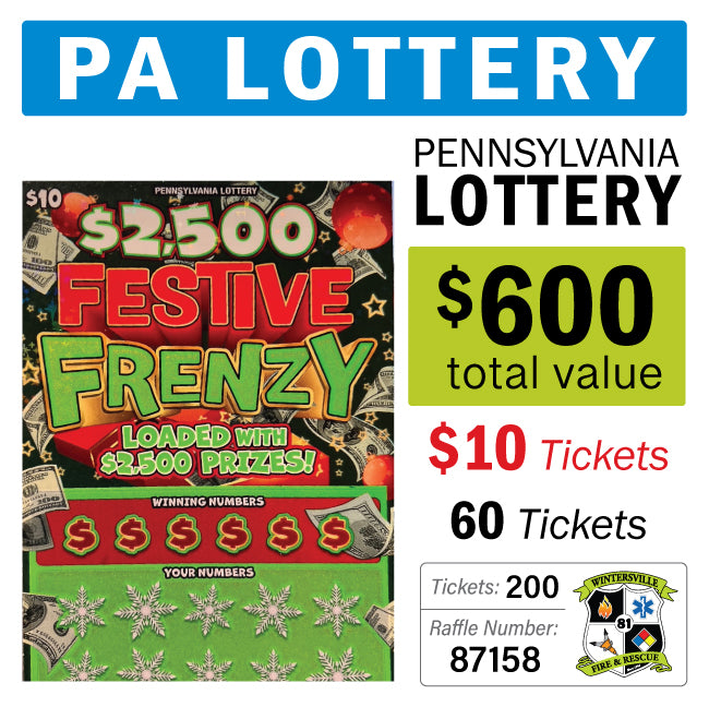 PA Lottery - $10 Game #87158